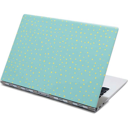 Teal and Yellow Polka Dots Yoga 910 2-in-1 14in Touch-Screen Skin