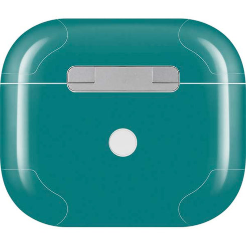 Teal Blue Solid Apple AirPods (3rd Gen 2021) Skin