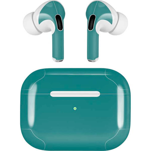 Teal Blue Solid Apple AirPods Pro Skin