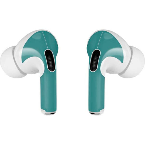 Teal Blue Solid Apple AirPods Pro Skin
