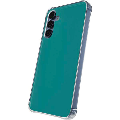 Teal Galaxy S24 Clear Case