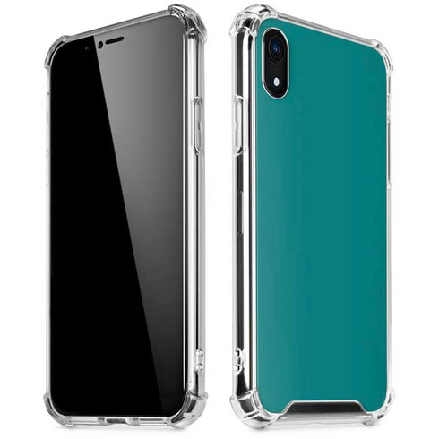 Teal iPhone XR Clear Case