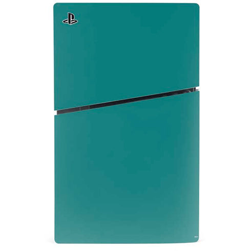Teal PS5 Slim Disk Bundle Skin