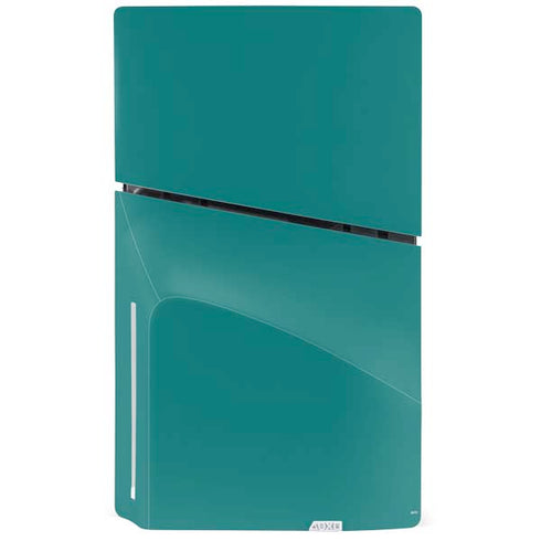Teal PS5 Slim Disk Console Skin