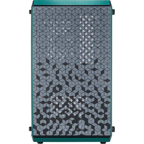 Teal Blue Solid Cooler Master MasterBox Q300L Mini Tower Skin