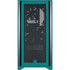 Teal Blue Solid Corsair 4000D Tempered Glass Mid-Tower ATX Case Skin