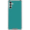 Teal Blue Solid Galaxy A13 5G Clear Case