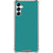 Teal Blue Solid Galaxy A14 5G Clear Case