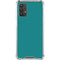 Teal Blue Solid Galaxy A32 5G Clear Case