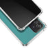 Teal Blue Solid Galaxy A52 5G Clear Case