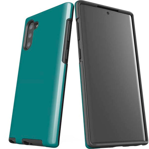 Teal Blue Solid Galaxy Note 10 Pro Case
