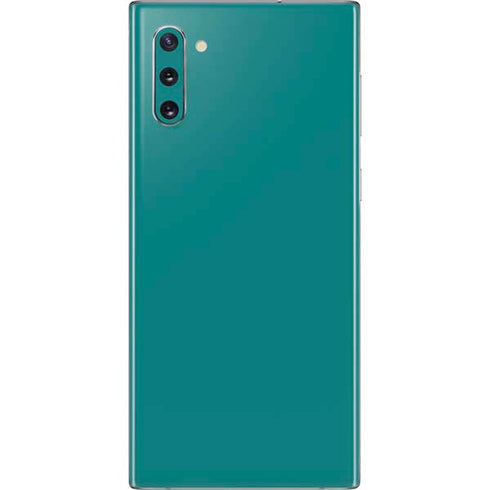 Teal Blue Solid Galaxy Note 10 Skin