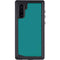 Teal Blue Solid Galaxy Note 10 Waterproof Case