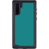 Teal Blue Solid Galaxy Note 10 Waterproof Case