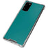 Teal Blue Solid Galaxy Note20 5G Clear Case