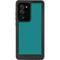 Teal Blue Solid Galaxy Note20 Ultra 5G Waterproof Case