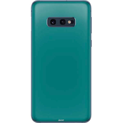 Teal Blue Solid Galaxy S10e Skin