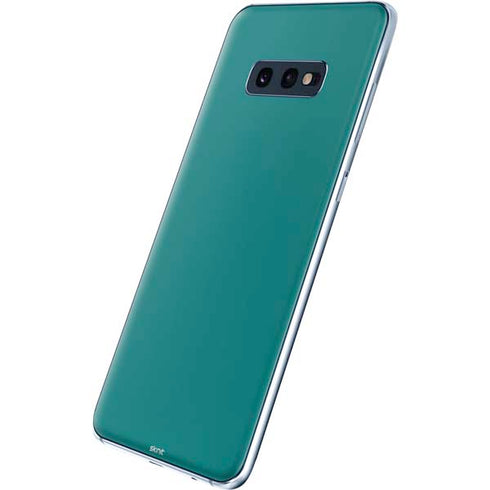 Teal Blue Solid Galaxy S10e Skin