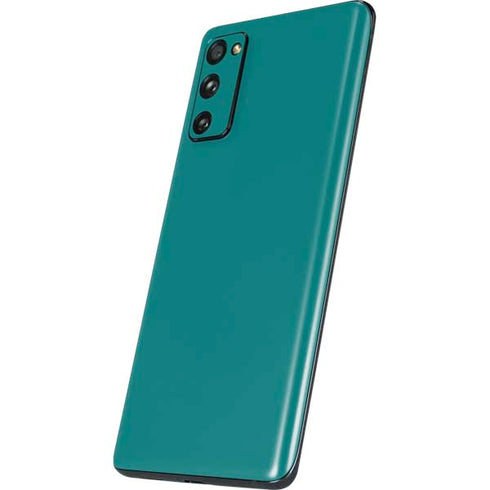 Teal Blue Solid Galaxy S20 Fan Edition Skin