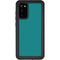 Teal Blue Solid Galaxy S20 Waterproof Case