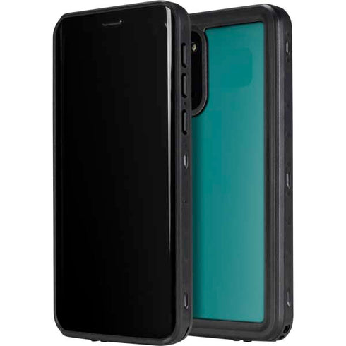 Teal Blue Solid Galaxy S20 Waterproof Case