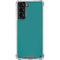 Teal Blue Solid Galaxy S21 5G Clear Case