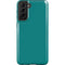 Teal Blue Solid Galaxy S21 FE Pro Case