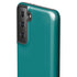 Teal Blue Solid Galaxy S21 FE Pro Case
