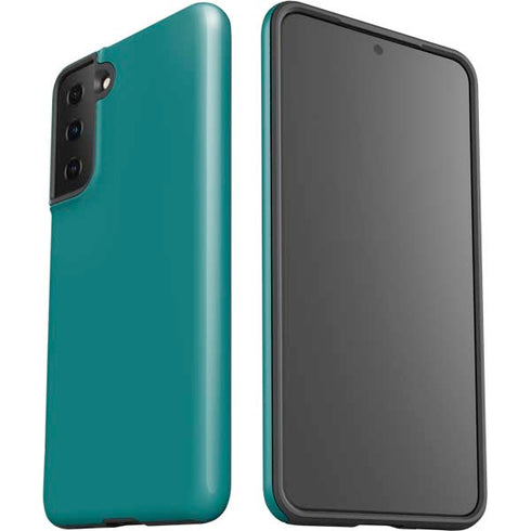 Teal Blue Solid Galaxy S21 Plus 5G Pro Case