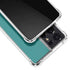Teal Blue Solid Galaxy S21 Ultra 5G Clear Case