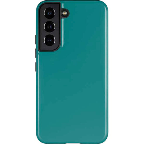 Teal Blue Solid Galaxy S22 Pro Case