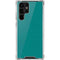 Teal Blue Solid Galaxy S22 Ultra Clear Case