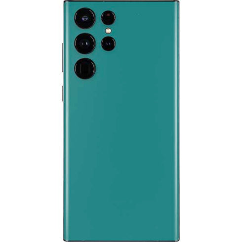 Teal Blue Solid Galaxy S22 Ultra Skin