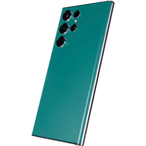Teal Blue Solid Galaxy S22 Ultra Skin