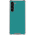 Teal Blue Solid Galaxy S23 Plus Clear Case