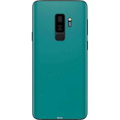 Teal Blue Solid Galaxy S9 Plus Skin