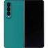 Teal Blue Solid Galaxy Z Fold4 5G Skin