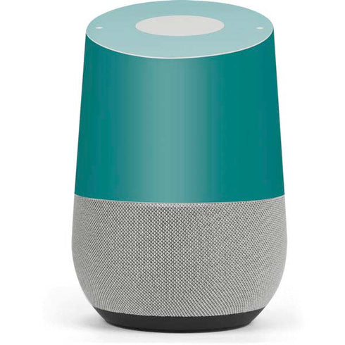 Teal Blue Solid Google Home Skin