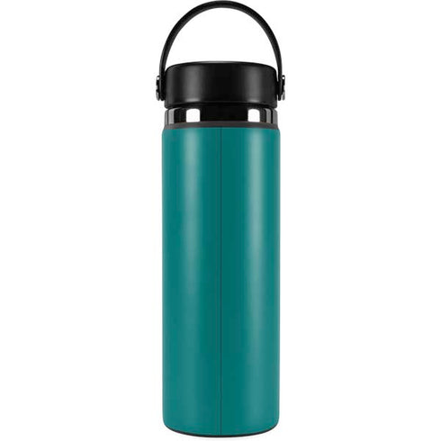 Teal Blue Solid Hydro Flask 20oz Wide Mouth Skin