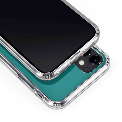 Teal iPhone 11 Clear Case