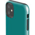 Teal Blue Solid iPhone 11 Impact Case