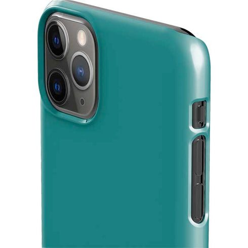 Teal Blue Solid iPhone 11 Pro Max Lite Case