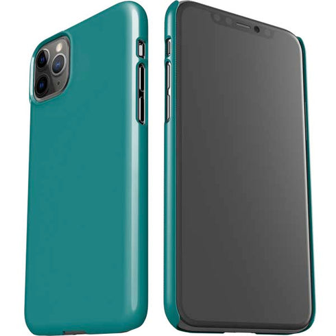 Teal Blue Solid iPhone 11 Pro Max Lite Case