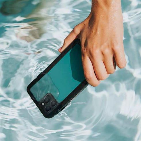 Teal Blue Solid iPhone 11 Pro Waterproof Case