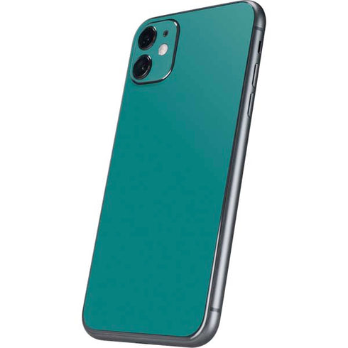 Teal Blue Solid iPhone 11 Skin