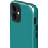 Teal Blue Solid iPhone 12 Impact Case
