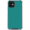 Teal Blue Solid iPhone 12 Mini Clear Case