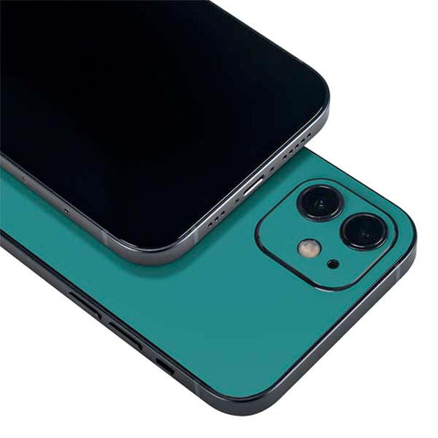 Teal Blue Solid iPhone 12 Mini Skin