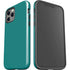 Teal Blue Solid iPhone 12 Pro Impact Case