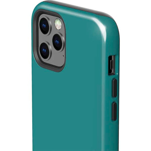 Teal Blue Solid iPhone 12 Pro Max Impact Case